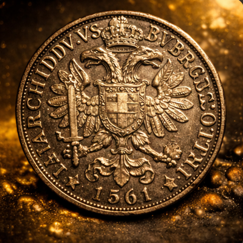 Stříbrný tolar Svaté říše římské (1561)